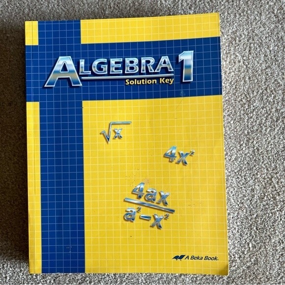 Abeka Algebra 1 Student/Teacher Curriculum Set of 6 - Picture 3 of 7